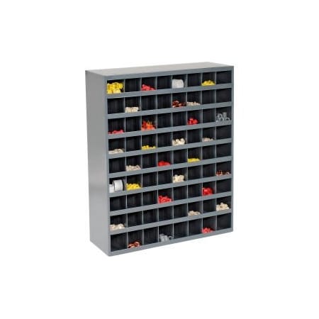 Durham Mfg Durham Steel Storage Parts Bin Cabinet 363-95 Open Front - 72 Compartments 363-95